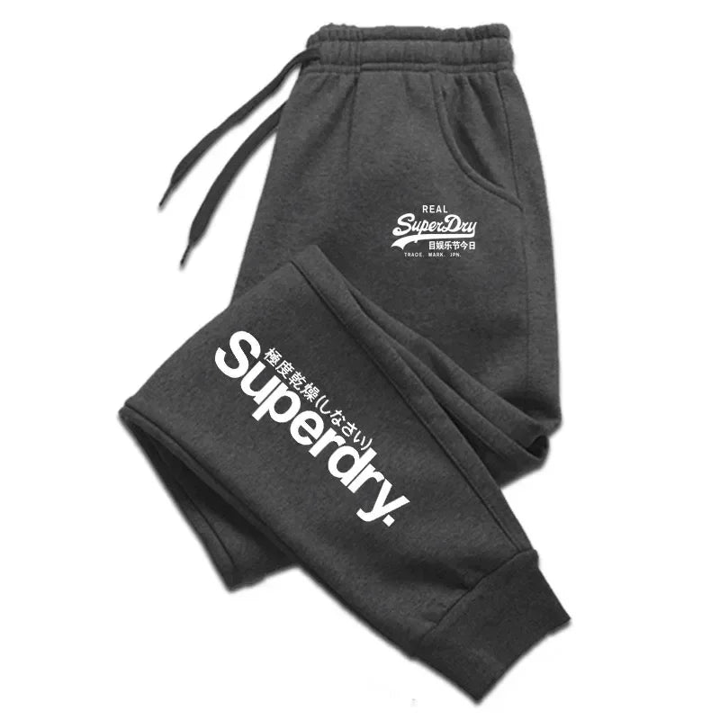 2024 New Men's Trousers Autumn Winter Casual Trousers Sports Jogging Pants Sweatpants Harajuku Fashion Trend Street Print Pants