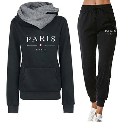 Simplicity Women's Tracksuit Long Sleeve Fashion Women's Clothing Sweatpants Pullover Sports Outdoor Casual