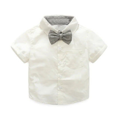 Boys Suits Clothes For Wedding Formal Party clothes Striped Baby Vest Shirt Pants Kids Boy Outerwear