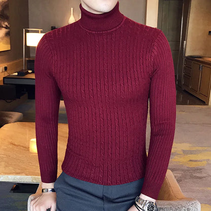 Winter High Neck Thick Warm Turtleneck Sweater