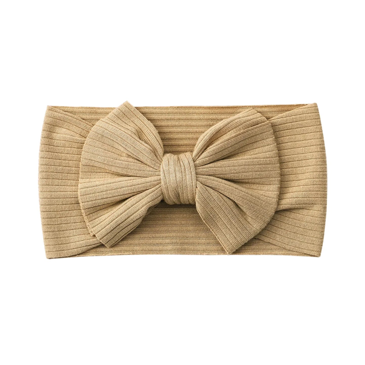 Candy Color Knit Baby Headbands Rib Bow Elastic Soft Newborn Headbands for Baby Girl Children Turban Infant Kids Accessories