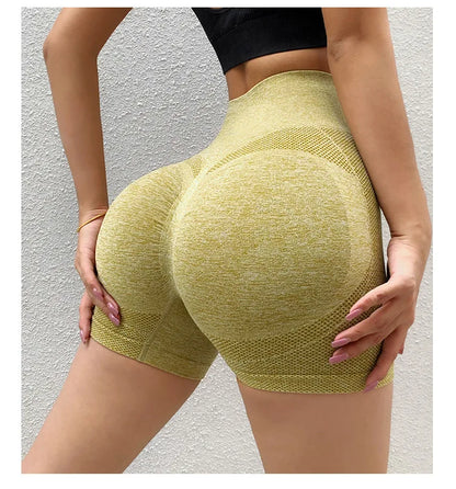 Women Yoga Shorts High Waist Workout Shorts