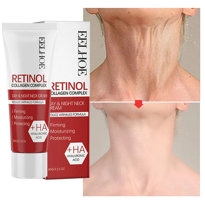 Retinol Anti Wrinkle Anti-Aging Face Cream Collagen Lotion,Neck & Eye Skin Lifting Tightening Moisturizing Serum Korean Skinare