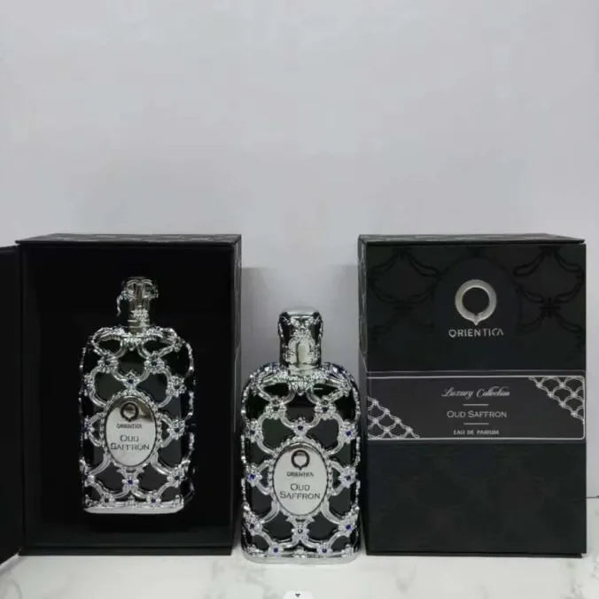 Royal Amber Rouge Oud Saffron 80ML Men Women Eau De Parfum  Neutral Rose Spray Perfume Fragrance