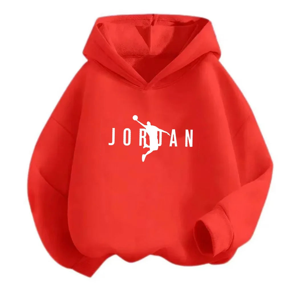 Basketball Sports Children's Hoodies Street Wear High Quality Comfortable Boys' Tops Autumn/Winter Wear Lightweight Kid Clothing