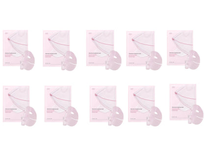 Pink Collagen Gel Salmon Pdrn Facial Mask,Deep Hydrating,Moisturizing And Firming Hydrogel Jelly Face Sheeets,Balance Skin Tone