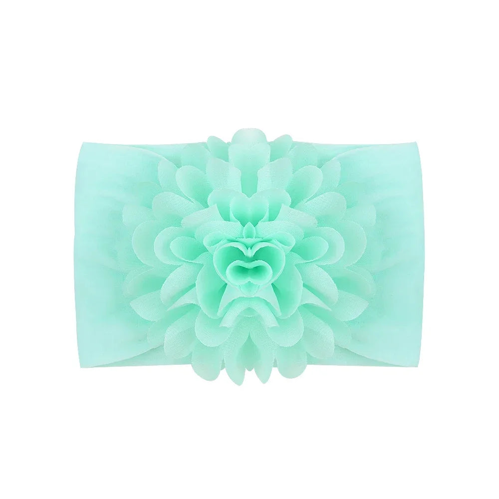 1Pc Headband Nylon Infants Toddlers Elastic Hair Band for Newborn Girl Princess Bowknot Cute Baby Hair Accessories Wholesale