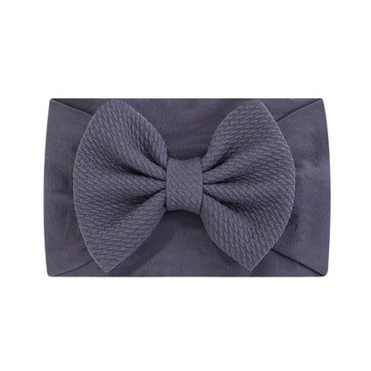 1Pc Headband Nylon Infants Toddlers Elastic Hair Band for Newborn Girl Princess Bowknot Cute Baby Hair Accessories Wholesale