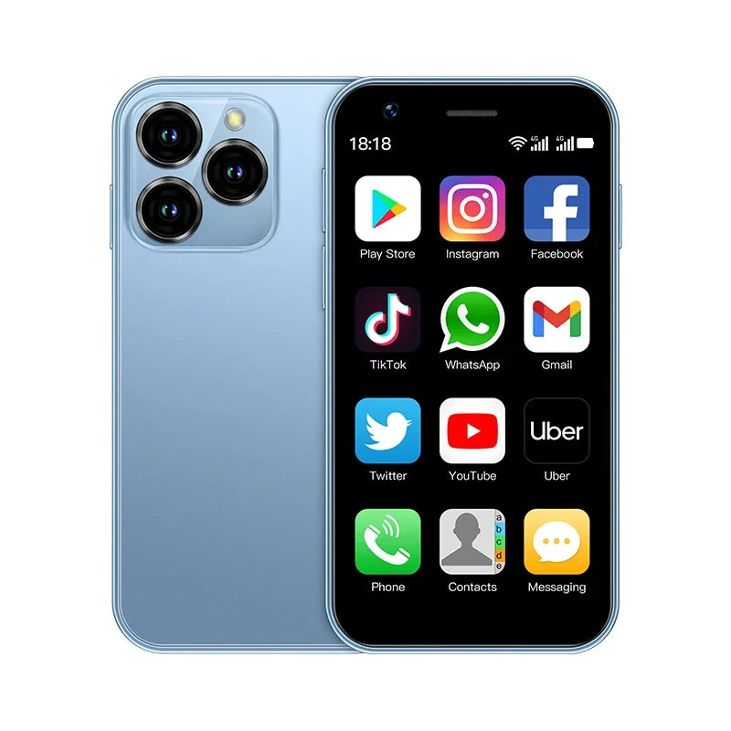 SOYES XS15 Smart Phone Mini Phone Android8.1  3.0 Inch Display 2GB RAM 16GB ROM Dual SIM Standby Play Store 3G Little PhoneSOYES