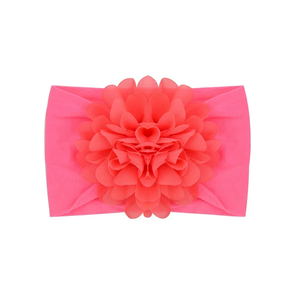 1Pc Headband Nylon Infants Toddlers Elastic Hair Band for Newborn Girl Princess Bowknot Cute Baby Hair Accessories Wholesale