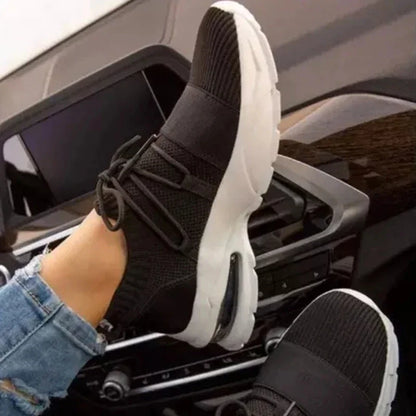 Hot Lady Shoes Women Sneakers Leopard Mesh Breath Women