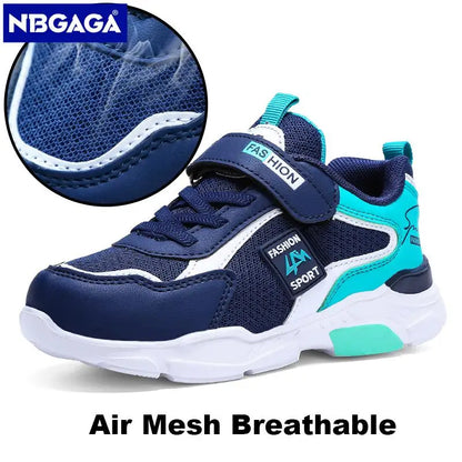 Children Casual Sneaker Air Mesh Kids Hook&Loop