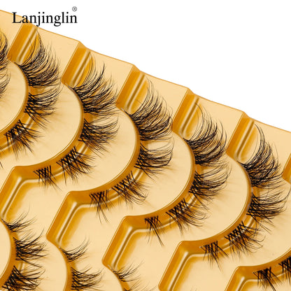 3/10 Pairs 3D Mink Eyelash Natural False Eyelashes Makeup Fake Eye Lashes Faux Cilios Make Up Beauty Tools Wholesale Lashes Cils