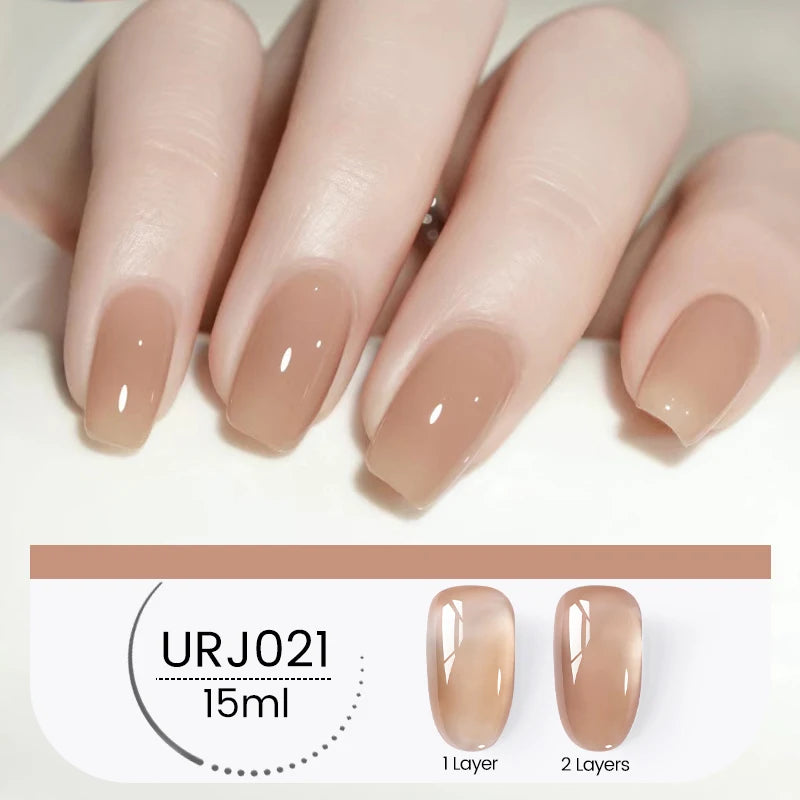 UR SUGAR 15ml Winter Brown Bright Color Gel Gel Varnishes All For Nails Soak Off UV LED Semi Permanent Nail Art Long Lasting Gel