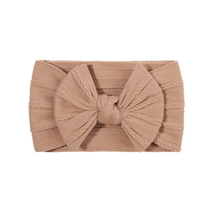 Big Flower Nylon Girl Hairband Elastic Soft Baby Headband For Children Turban Headwear For Newborn Baby Kids Hair Accessories