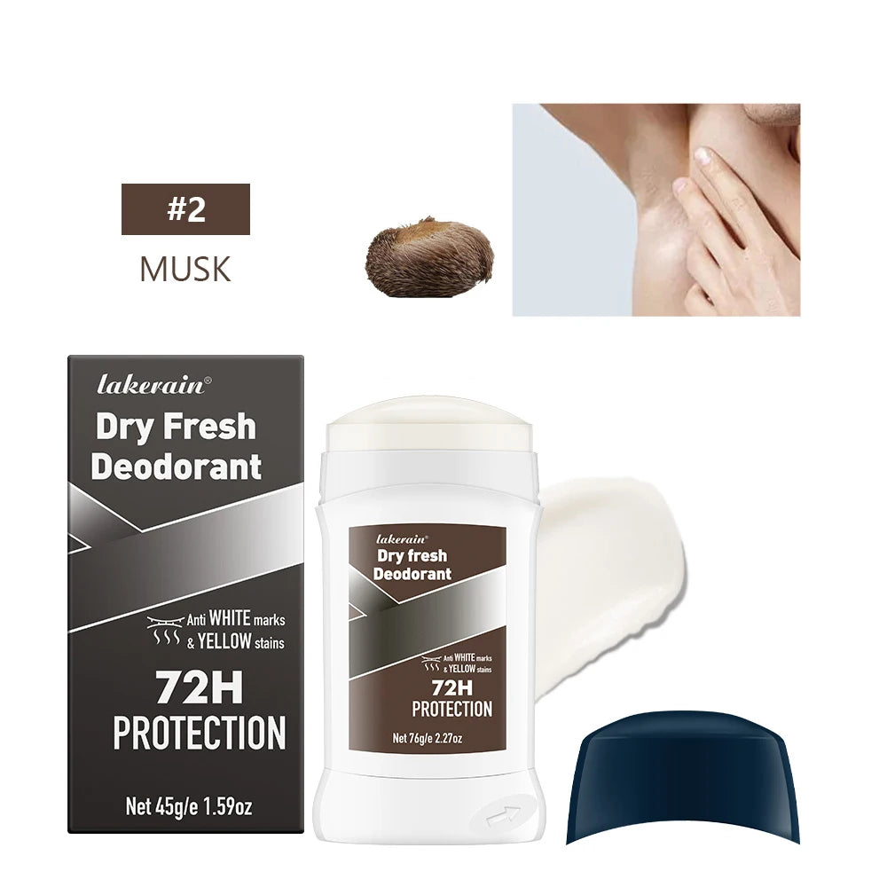 Long Lasting Men's Perfumes for Long-lasting Men Body Deodorant Stick Men's Sweat Remover Fragrances & Deodorants Underarm