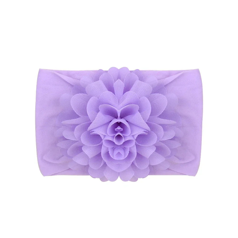 1Pc Headband Nylon Infants Toddlers Elastic Hair Band for Newborn Girl Princess Bowknot Cute Baby Hair Accessories Wholesale