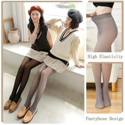 Thermal Stockings Woman Fleece Tights Sexy Slim Thicken Tights