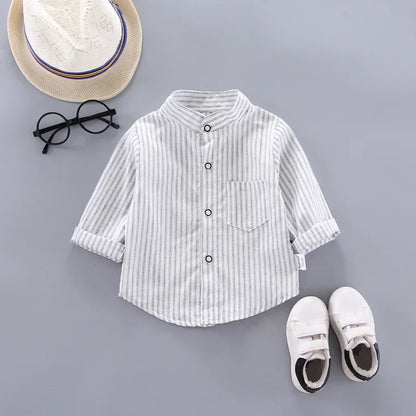 DIIMUU Spring Autumn Kids Baby Boys Cotton Clothes Shirt Toddler Girls Tee Clothing Children Wears Infant Blouse