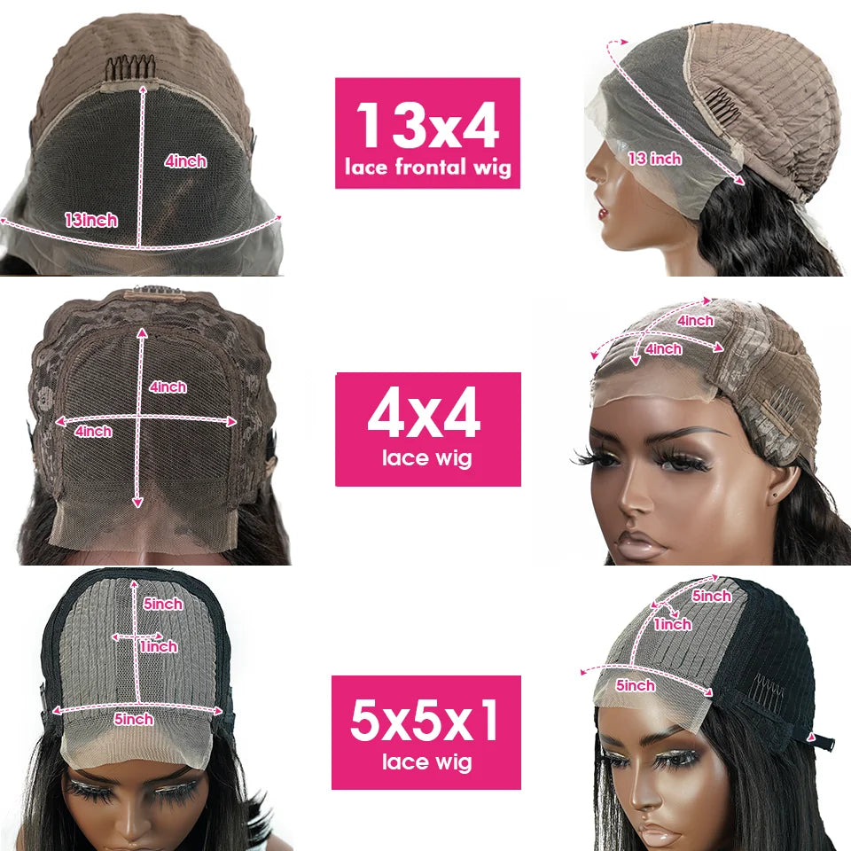 Bone Straight Bob Wig Lace Front Human Hair Wigs