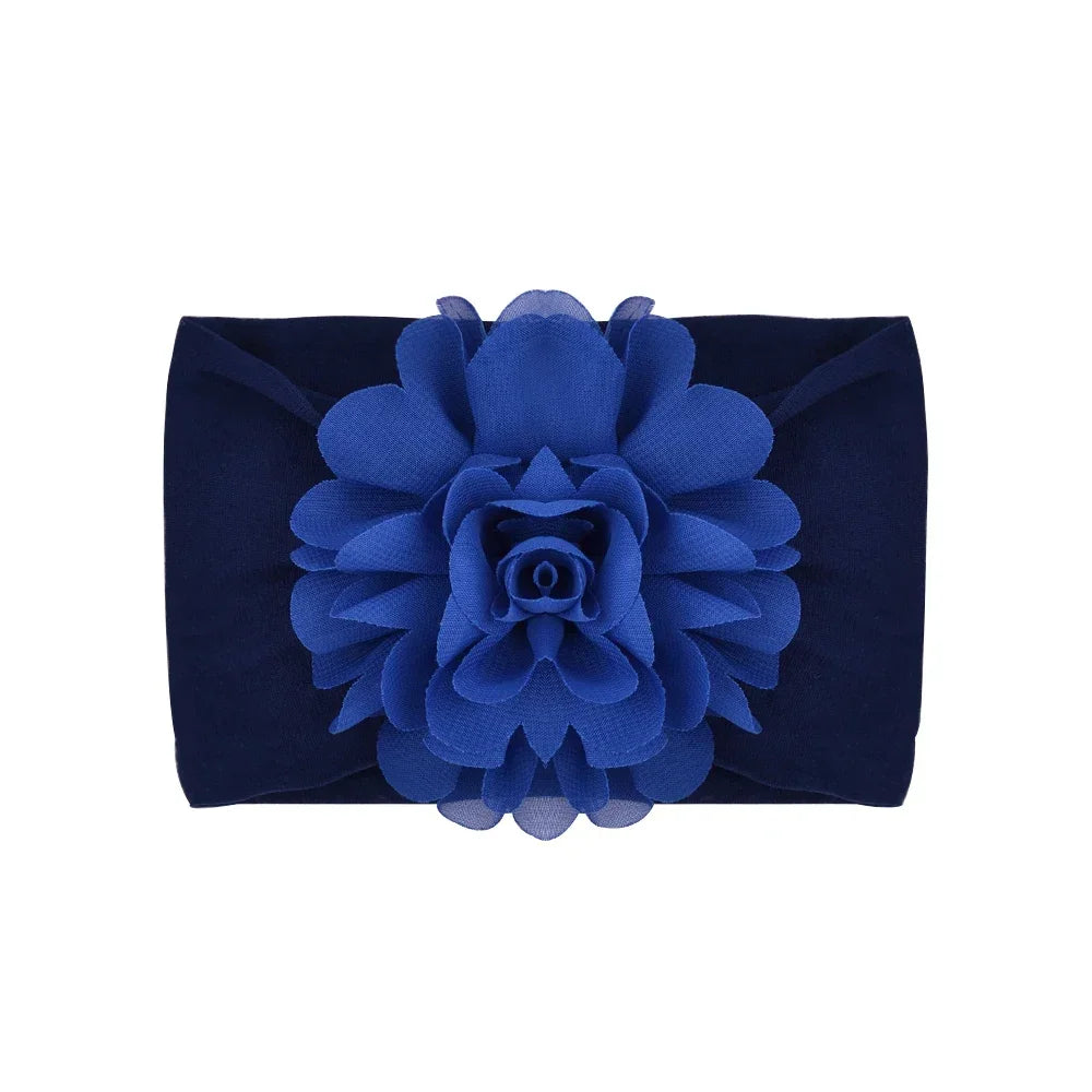 1Pc Headband Nylon Infants Toddlers Elastic Hair Band for Newborn Girl Princess Bowknot Cute Baby Hair Accessories Wholesale