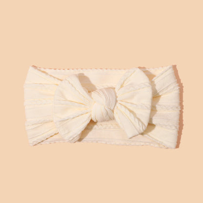 1pcs Bow Baby Head Band for Children Print Baby Headbands Newborn Cable Headband Turban Kids Headwear Baby Hair Accessories Girl