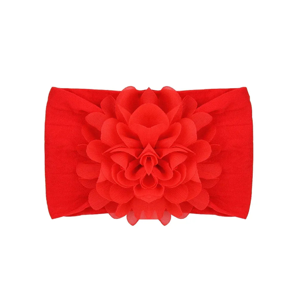 1Pc Headband Nylon Infants Toddlers Elastic Hair Band for Newborn Girl Princess Bowknot Cute Baby Hair Accessories Wholesale