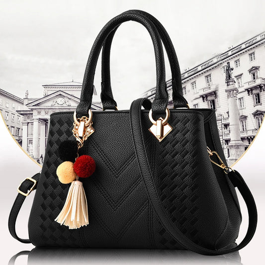 Classic Women Genuine Leather Bags High Quality Vintage Luxury Tote Handbags