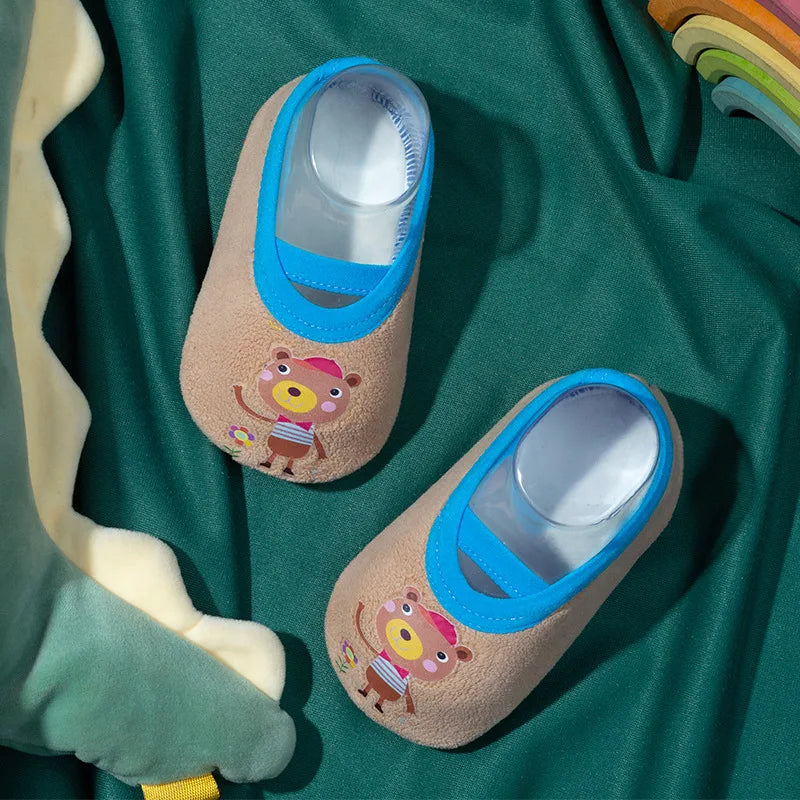 Children Anti-slip Shoes Newborn Baby Toddler Girls Cotton Non-slip Floor Socks