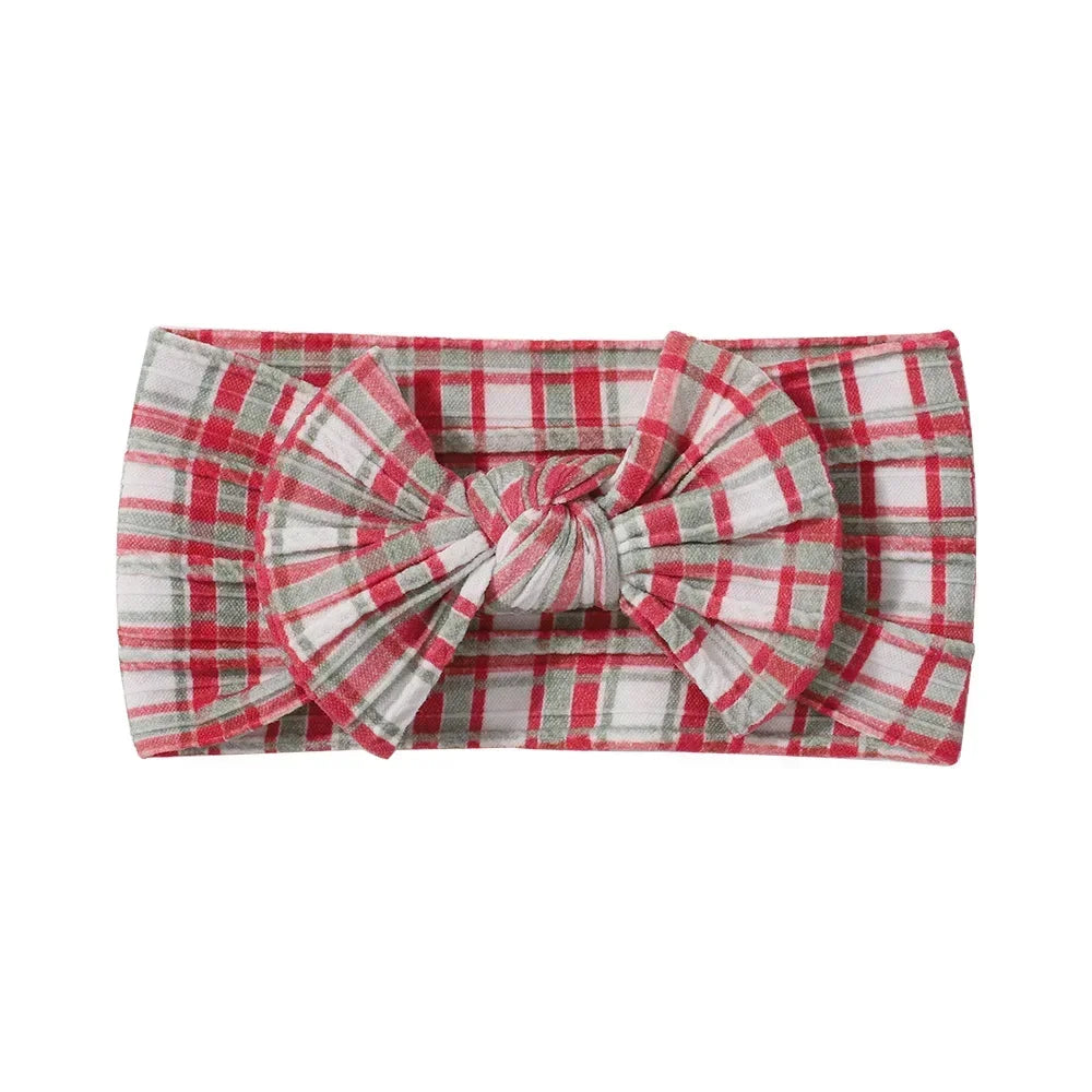 1Pc Simple Solid Color Broadside Bowknot Headband for Baby Girl Elastic Hair Band Basic Turban Headwear Infant Hair Accessories