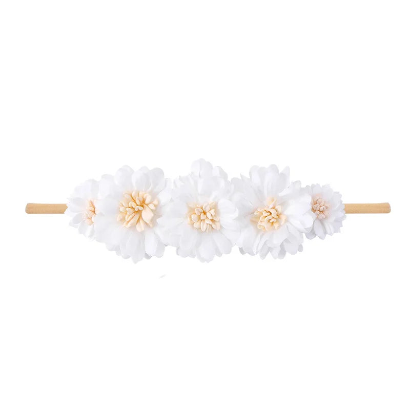 Baby Girl Headband Cute Baby Elastic Hair Band Newborn Head Flower Toddler Photo Props Headband Headwear Kids Accessories