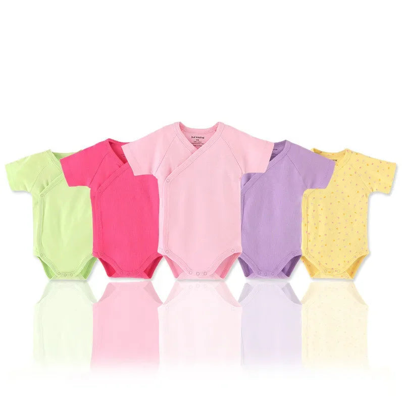 0-12M Baby White Rompers for Newborn Unisex Organic Cotton