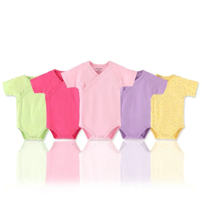 0-12M Baby White Rompers for Newborn Unisex Organic Cotton