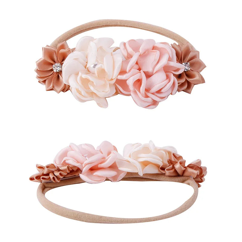 Baby Girl Headband Cute Baby Elastic Hair Band Newborn Head Flower Toddler Photo Props Headband Headwear Kids Accessories