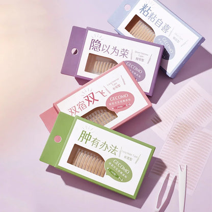 240 PCS Double Eyelid Stickers Natural Invisible And Long-lasting Shaping Big Eye Beauty Tapes For Single  Eyelid Person