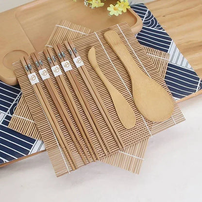 9Pcs/Set DIY Sushi Maker Rice Mold Kitchen Making Tool Kit