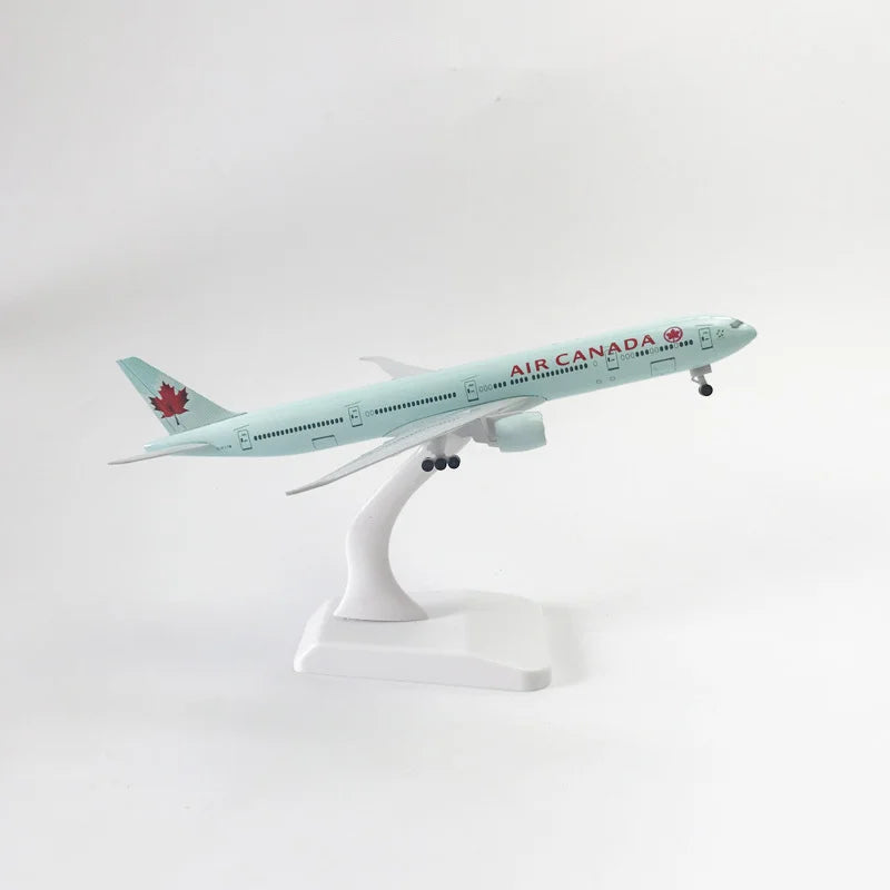 Aircraft Model Canada 777 B777 Aircraft Diecast Metal 1/400 Scale Miniature Airplane Model Planes Home Ornaments For Model Kit