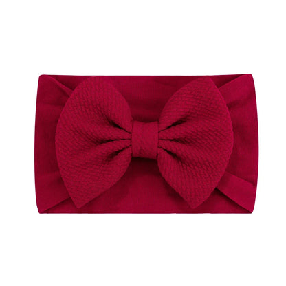 Baby Headband Nylon Infants Toddlers Elastic Hair Band for Newborn Girl Princess Bowknot Kids Hair Accessories Kids Headwear