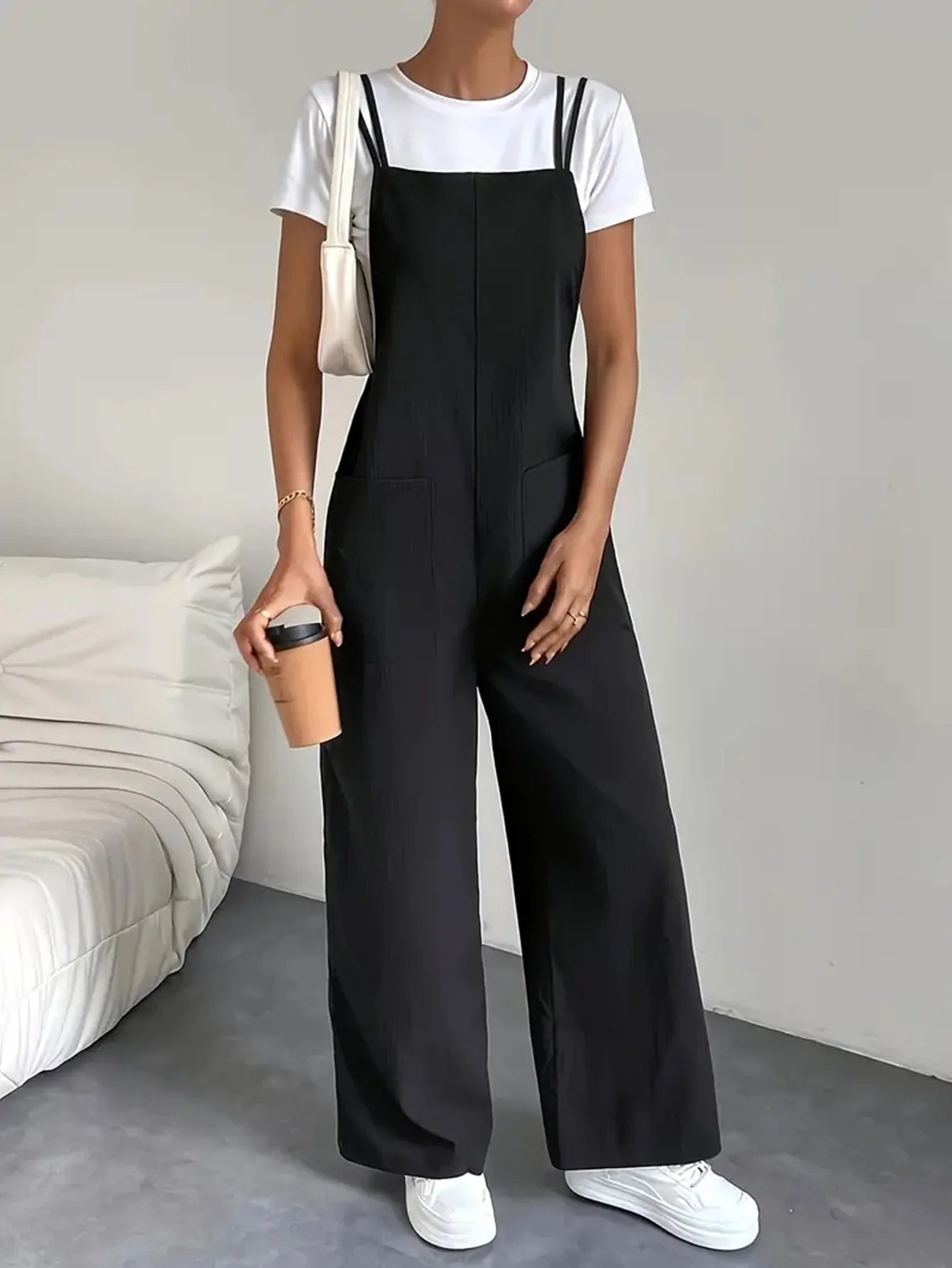 Fashionable temperament, casual camisole jumpsuit