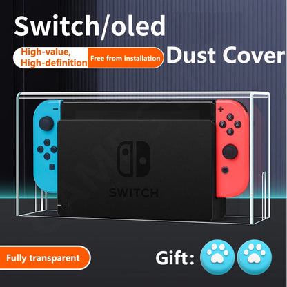 Clear Dust Cover for Nintendo Switch Oled Protection Games Accessories