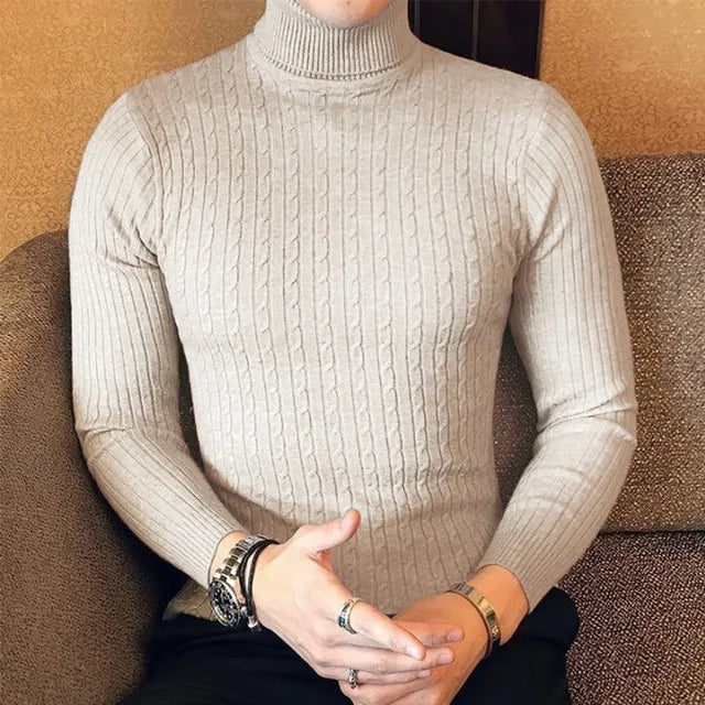 Winter High Neck Thick Warm Turtleneck Sweater