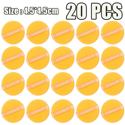 1-20pcs Sponge Air Cushion Cosmetic Puff Double Side