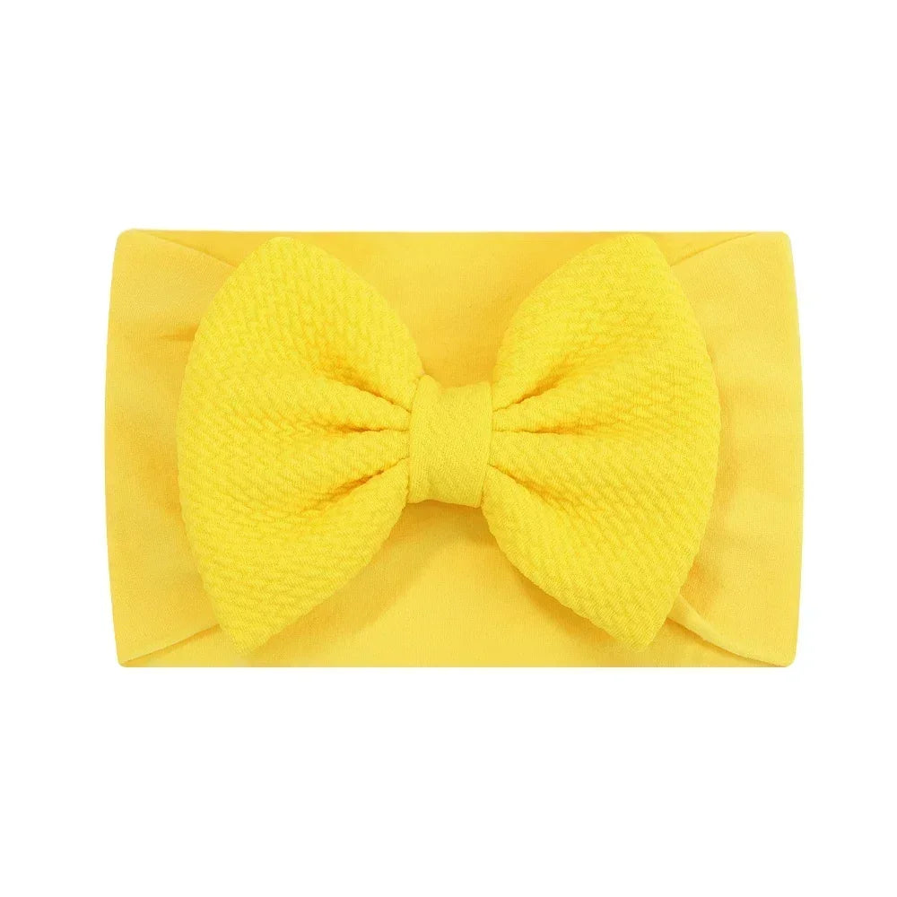 1Pc Headband Nylon Infants Toddlers Elastic Hair Band for Newborn Girl Princess Bowknot Cute Baby Hair Accessories Wholesale