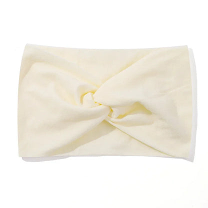 1Pc Soft Nylon Headscarf Astique Suitable for Newborn Baby Girl Flower Headband Elastic Hairband Turban Toddler Hair Accessories