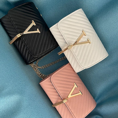 Embroidery Women Crossbody Bag 2024 Thread Luxury Handbag Shoulder Bags Brand Sequined Tassel Clutch Small Bag and Purse Party