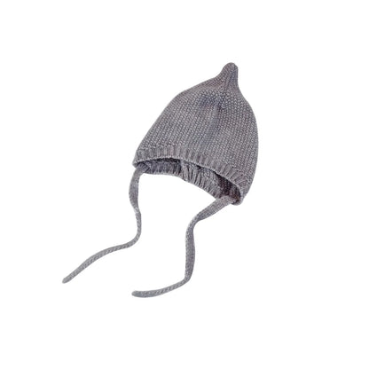 Cute Solid Color Baby Hat Winter Warm Knitted Toddler Girl Cap Bonnet Newborn Infant Boys Ear Protection Hat Beanie Gorras