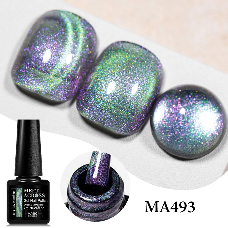 Cat Eye Gel Polish With Nail Magnet Tools Flexible Iron Wire For Creating Heart Shapes On Nails Nail Art nail supplies iman