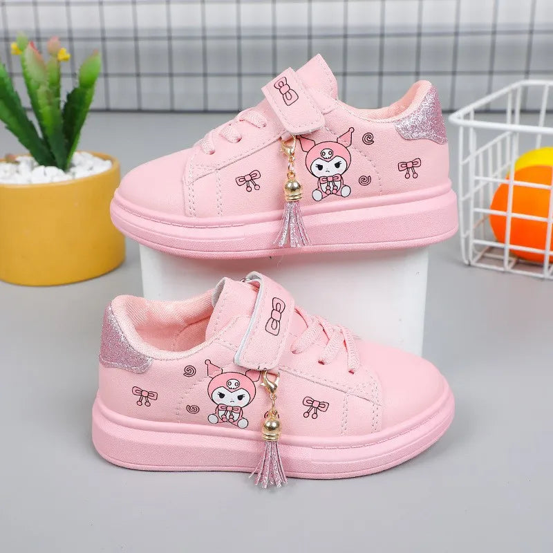 Sanrio Girls's Fashion Sneakers Kid's Anti-skid Casual Shoes Cartoon