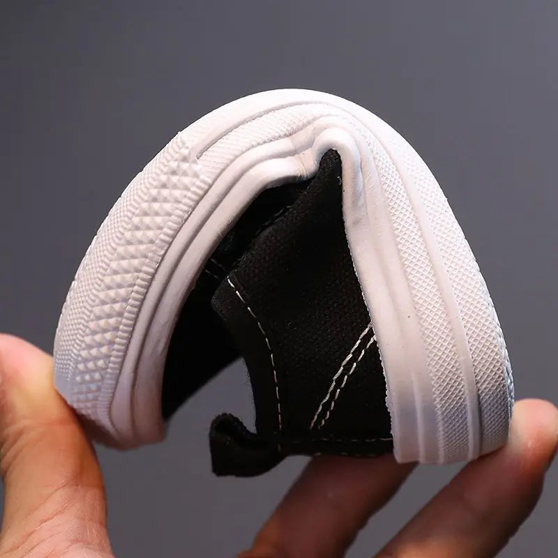 Children Sport Canvas Shoes Lace-up Girls Flat Boys Casual Shoes