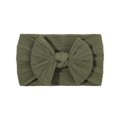 Big Flower Nylon Girl Hairband Elastic Soft Baby Headband For Children Turban Headwear For Newborn Baby Kids Hair Accessories